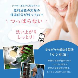 シャボン玉 浴用石けん バスサイズ 155gの詳細画像3