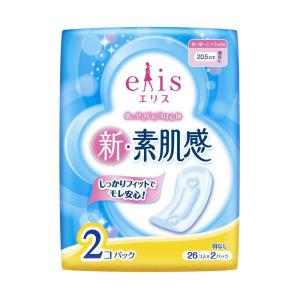 大王製紙 エリス 新・素肌感 多い昼〜ふつうの日用羽なし 26枚×2P