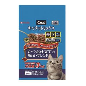 ペットライン キャラットミックス かつお仕立ての味わいブレンド 3kg