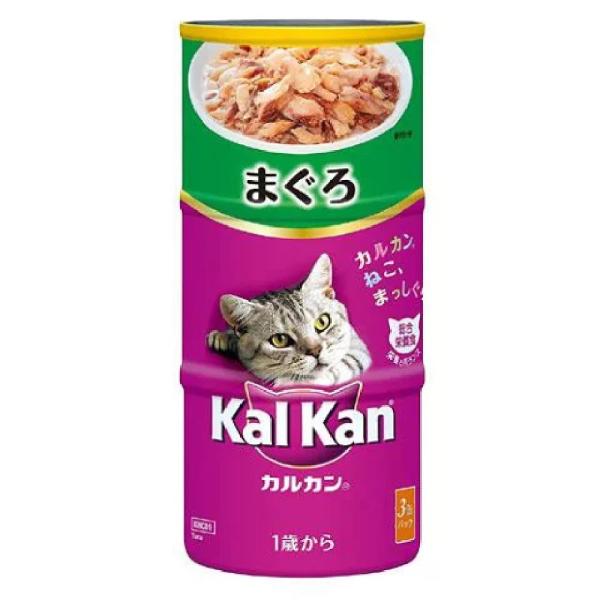 マース カルカン ハンディ缶 1歳から まぐろ味 160g×3缶