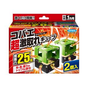 フマキラー コバエ超激取れキューブ 2個入の商品画像