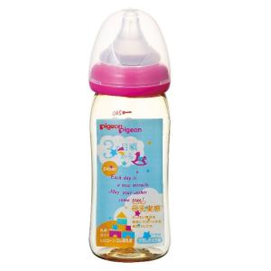 【廃盤】ピジョン 母乳実感哺乳びん プラスチック トイボックス柄 240ml