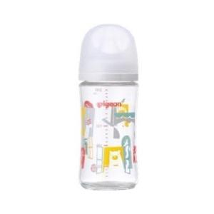 ピジョン　母乳実感　耐熱ガラス製（ズー）　3ヵ月頃〜　２４０ｍｌ