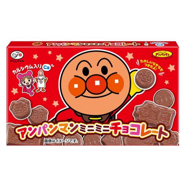 ◆不二家 アンパンマン ミニミニチョコレート 15粒【10個セット】