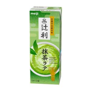 抹茶 紙パック ブリック パック 明治 辻利 抹茶ラテ 200ml×24本