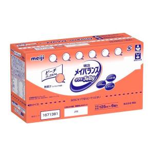 明治 メイバランス ソフトJelly ピーチヨーグルト味 125ml×6個入り