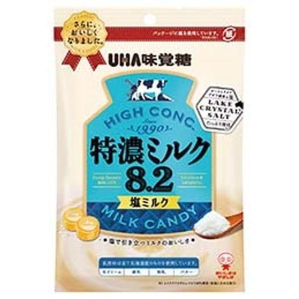 ◆味覚糖 特濃ミルク8.2塩ミルク 75G【6個セット】