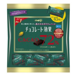 チョコレート効果 明治 チョコレート効果カカオ72%大袋 225g×12