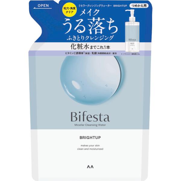 マンダム ビフェスタ ミセラークレンジングウォーター ブライトアップ 詰替え 360ml