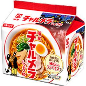 ◆明星 チャルメラ しょう油 5食入【6個セット】｜サンドラッグe-shop