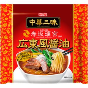 ◆明星 中華三昧赤坂広東風醤油 104G【12個セット】