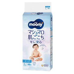 ユニ・チャーム ムーニー マシュマロ肌ごこち L 48枚