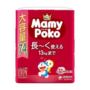 マミーポコパンツ Mサイズ 大容量 ドラえもん 74枚 【3個セット】