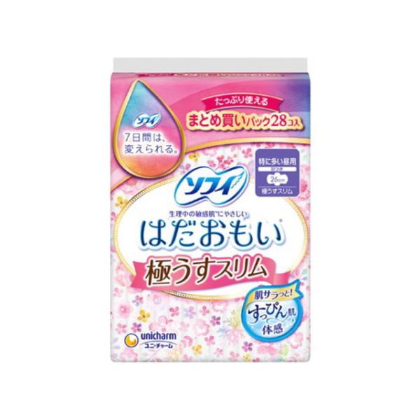 ユニ・チャーム ソフィ はだおもい 極うすスリム260 羽つき 28枚