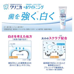 クリニカADホワイトニングハミガキ クリアミン...の詳細画像2