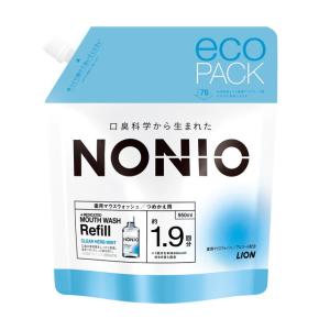 【医薬部外品】ライオン NONIO　マウスウォッシュ クリアハーブミント 詰め替え 950ml