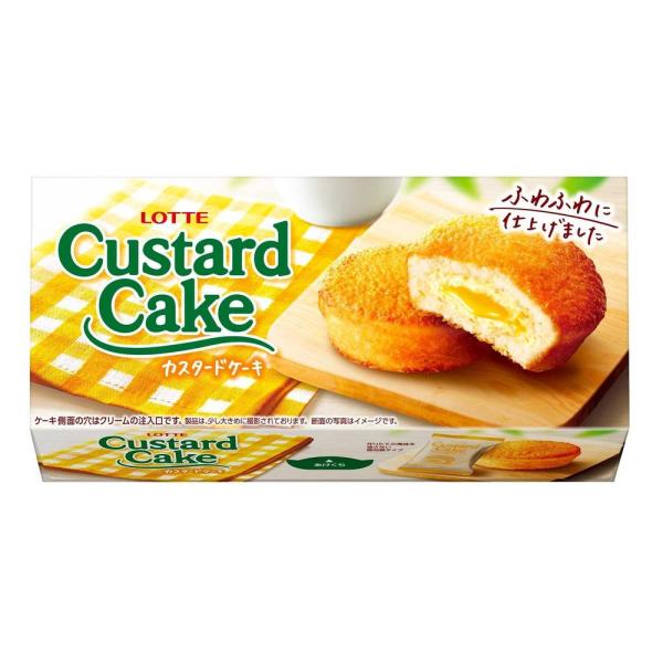 ◆ロッテ カスタードケーキ 6個入【5個セット】
