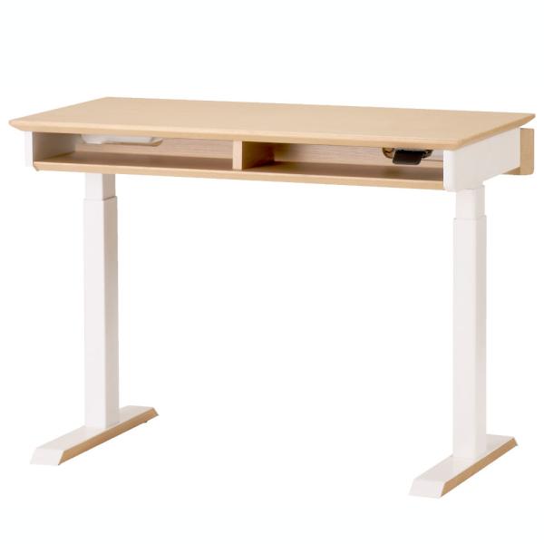 【ポイント10倍】学習机 ファミオ  昇降デスク FDD-897MOWH 【直送品】 返品・キャンセ...