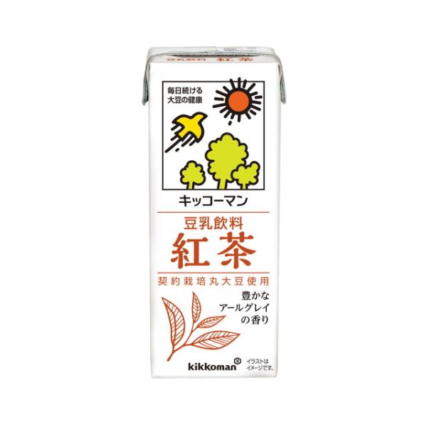◆キッコーマン 豆乳飲料 紅茶 200ml【18本セット】