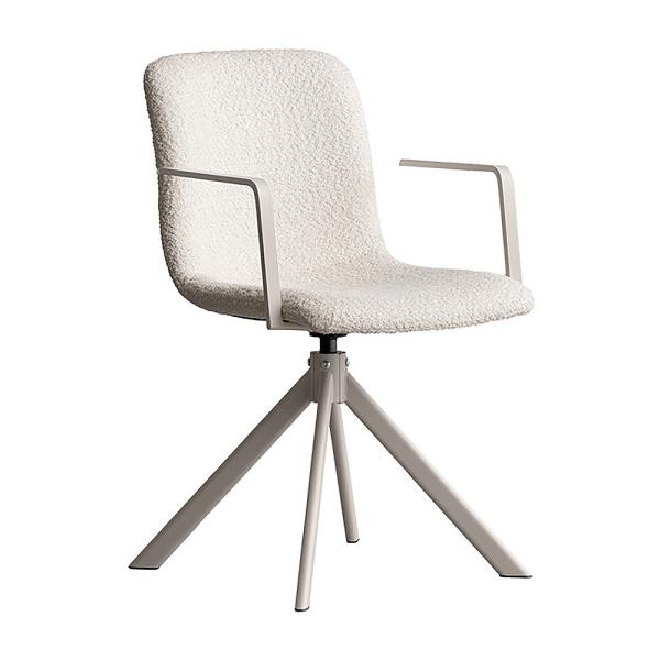 ダイニングチェア ステッド 1脚 CH-C5285-1 ホワイト 組立必要 【直送品】 返品・キャン...