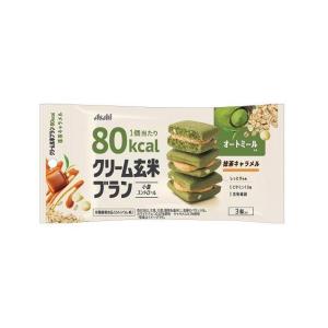 ◆アサヒ クリーム玄米ブラン 80kcal 抹茶キャラメル 54g【6個セット】｜sundrugec