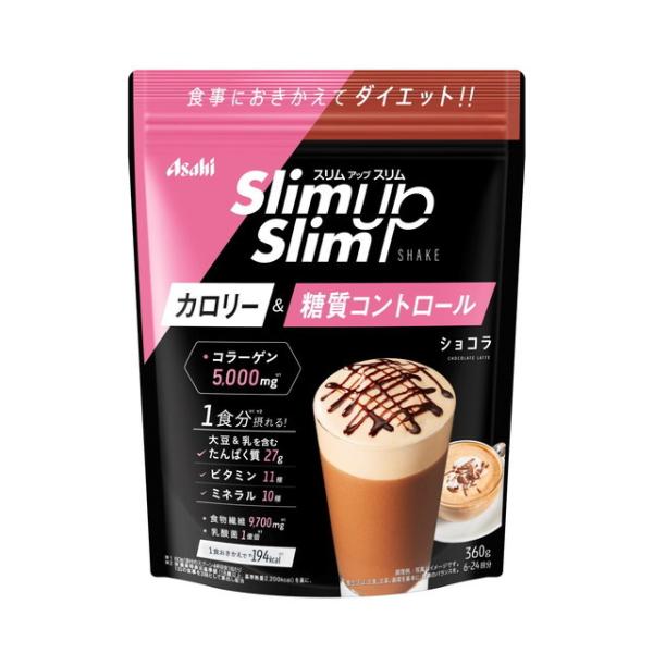 ◆アサヒグループ食品 スリムアップスリムシェイクショコラ360G