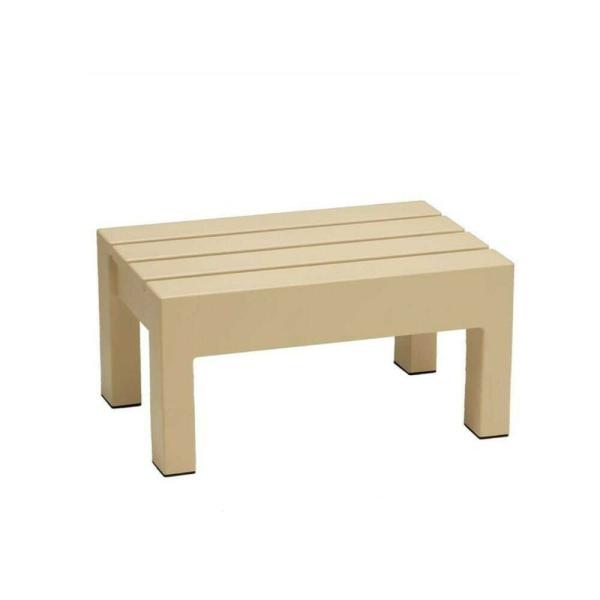 小原産業 プラスチック万能台 長方形 ベージュ