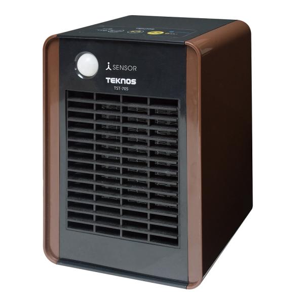 TST-709 ミニセラミックファンヒーター人感 700W 【直送品】 返品・キャンセル・他商品と同...
