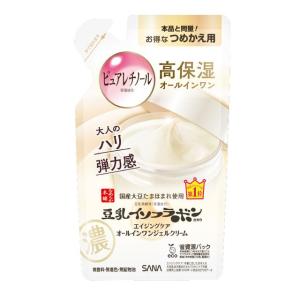 サナ なめらか本舗 豆乳イソフラボン リンクルジェルクリームN つめかえ用 100g｜sundrugec