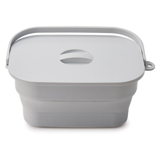 伊勢藤 折りたためるつけ置き洗いバケツ I-617