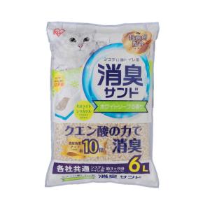 アイリスオーヤマ システム猫トイレ用  におわない消臭サンド  6L  香り付き TIA-6CK