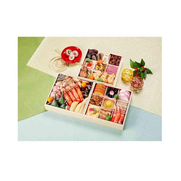 ◆京菜味のむら 桂 京おせち 三段重 3〜4人前 37品目 メーカー直送 ▼返品・キャンセル不可【他...