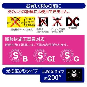 オーム電機 LED電球小形 60形相当 電球色 1個の詳細画像3
