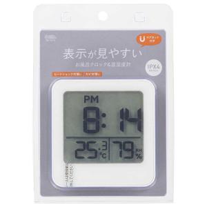 オーム電機 お風呂クロック&温湿度計 1個の詳細画像5