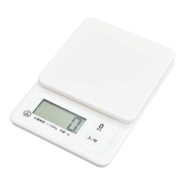 オーム電機 クッキングスケール 1kg計 1台