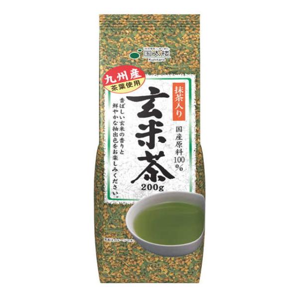 ◆国太楼 抹茶入りこうばしい玄米茶 200g【6個セット】