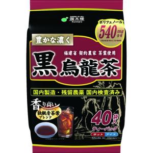 ◆国太楼 豊かな濃く黒烏龍茶TB 40P【6個セット】｜サンドラッグe-shop