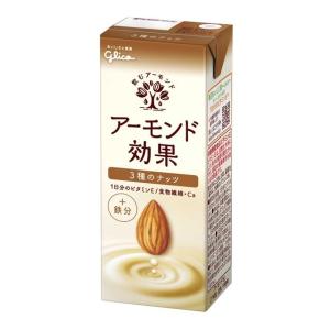 ◆江崎グリコ アーモンド効果 3種のナッツ 200ml【12個セット】｜sundrugec