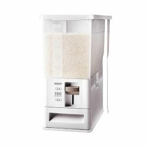 アスベル（ASVEL） 米びつ 計量米びつ 12kg型 ホワイト ｜ 米 保存 米