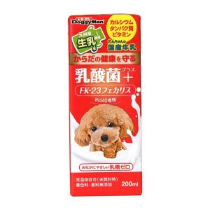 わんちゃんの国産牛乳 乳酸菌プラス 200mlの商品画像