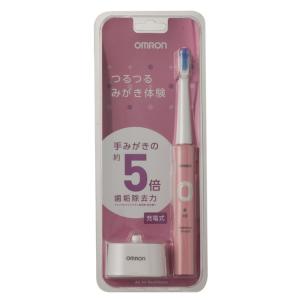 オムロン 電動歯ブラシ HT-B303-PK ピンク 充電式｜サンドラッグe-shop
