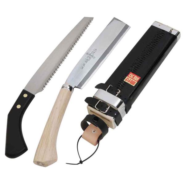 二丁差し(鉈、鋸) 180MM・210MM メーカー直送 ▼返品・キャンセル不可【他商品との同時購入...