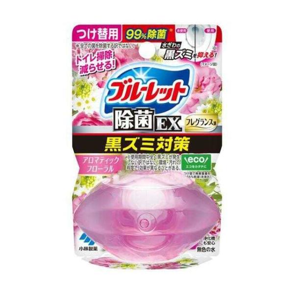 小林製薬 液体ブルーレットおくだけ除菌EXフレグランスつけ替用 アロマティックフローラル 67ml ...