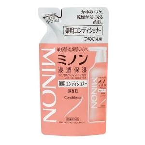 【医薬部外品】第一三共ヘルスケア ミノン 薬用ヘアコンディショナー 詰め替え 380ml｜sundrugec