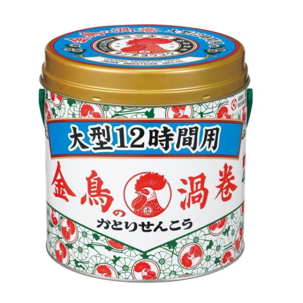 【防除用医薬部外品】大日本除虫菊 金鳥の渦巻 蚊取り線香 大型 12時間用 40巻