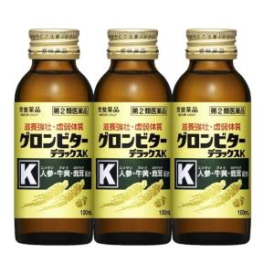 【第2類医薬品】常盤薬品 グロンビターデラックスK 100mlX3本｜sundrugec