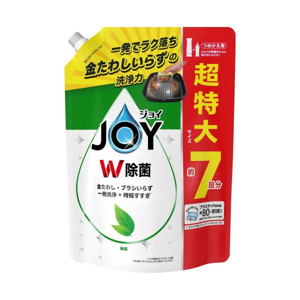 P&amp;G 除菌ジョイ コンパクト 緑茶の香り 超特大 910ml