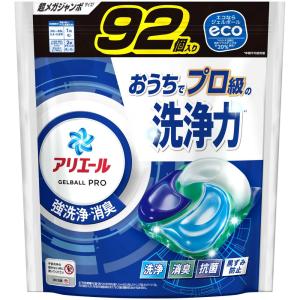 P&amp;G アリエール 洗濯洗剤 ジェルボール PRO 詰め替え 超メガジャンボ 92個入