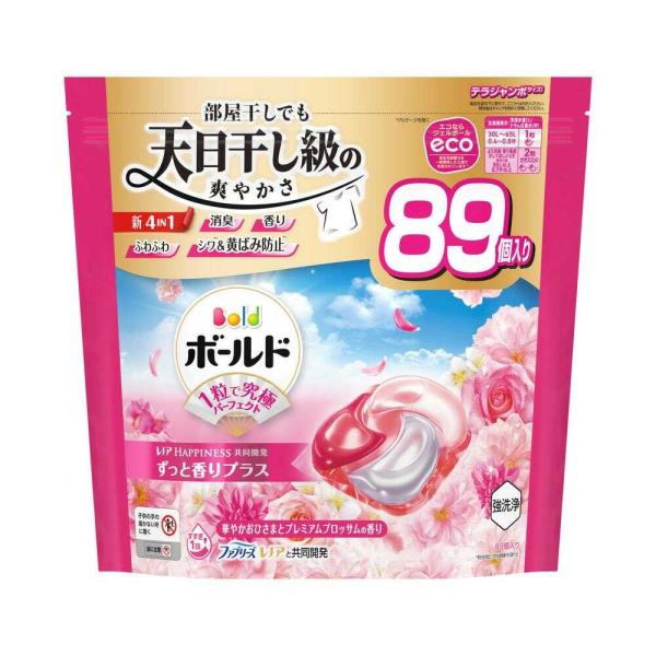P&amp;G ジェルボール 4in1 華やかおひさまとプレミアムブロッサム 詰め替え テラジャンボ 89個