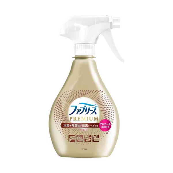 P&amp;G ファブリーズ W 除菌＋消臭 プレミアム 無香料 本体 370ml   【2個セット】